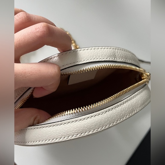 Gucci mini Ophidia round white shoulder bag - authentic - Picture 2 of 3